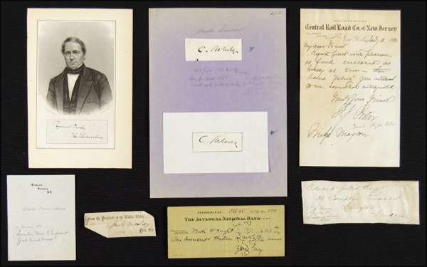 Lot 406 Smattering of Signatures