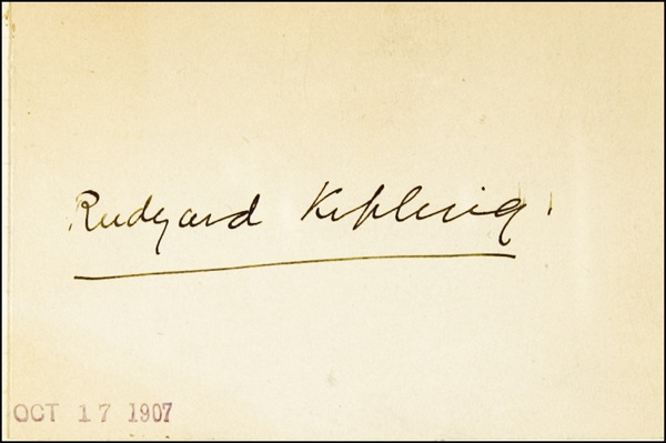 Lot 637 Rudyard Kipling