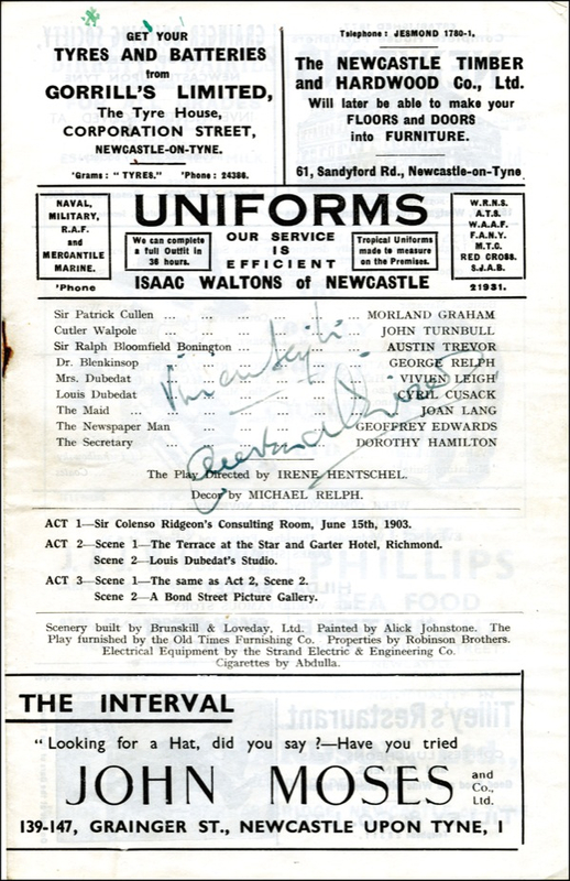 Lot 1145 Vivien Leigh and Laurence Olivier