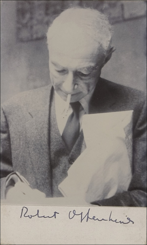 Lot 389 J. Robert Oppenheimer