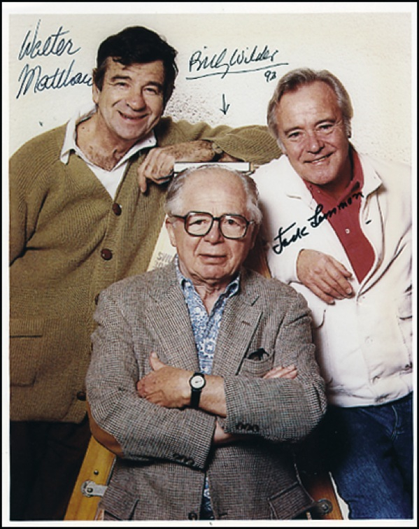 Lot 1304 Billy Wilder, Walter Matthau, and Jack Lemmon