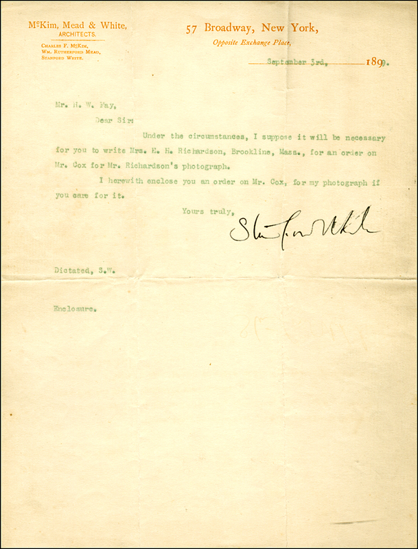 Lot 433 Stanford White