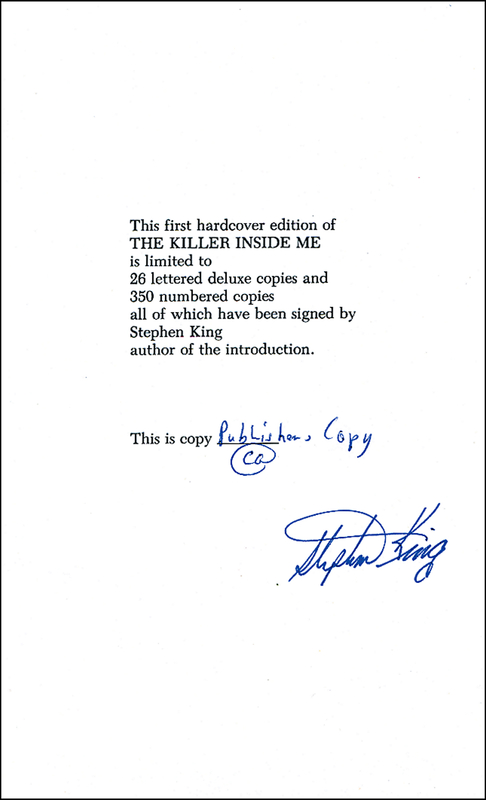 Lot 636 Stephen King