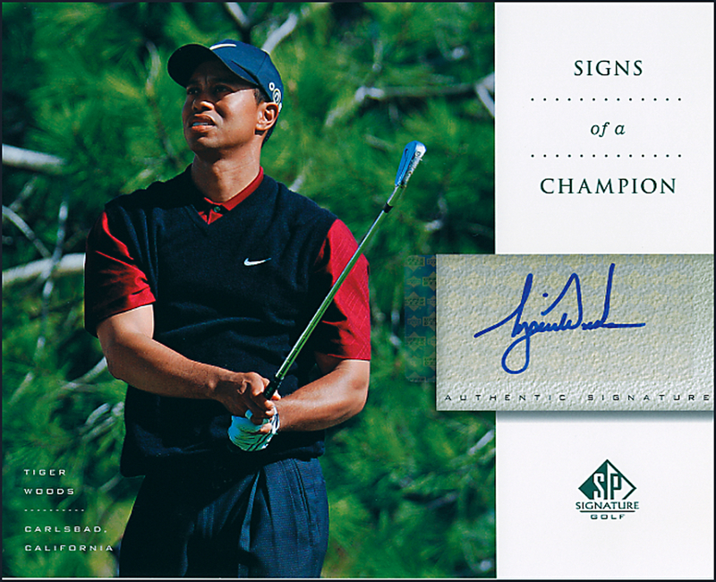 Lot 1647 Tiger Woods