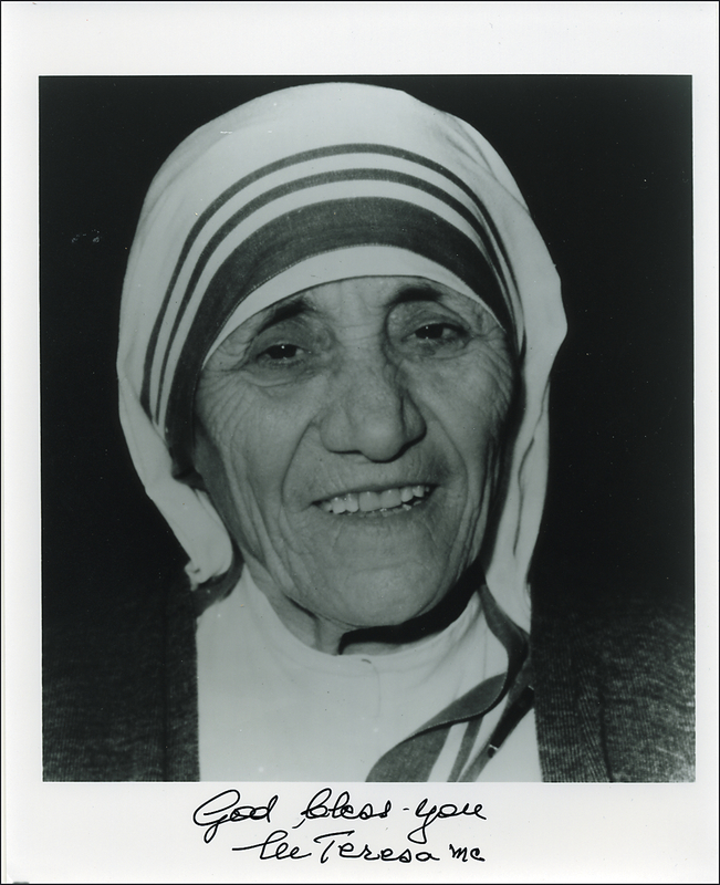 Lot 383 Mother Teresa