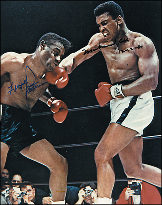Lot 1326 Muhammad Ali and Floyd Patterson