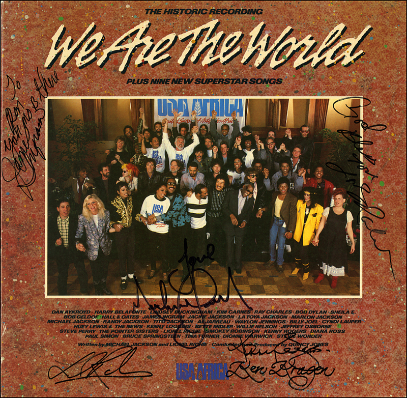 Lot 887 USA For Africa