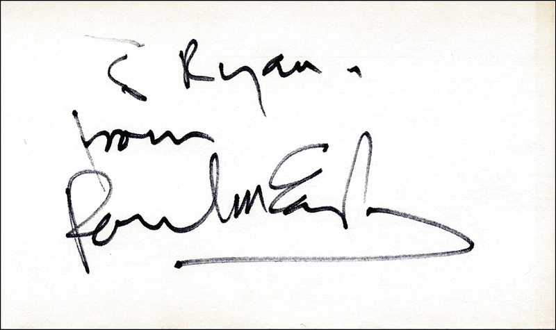 Lot 727 Beatles: McCartney, Paul