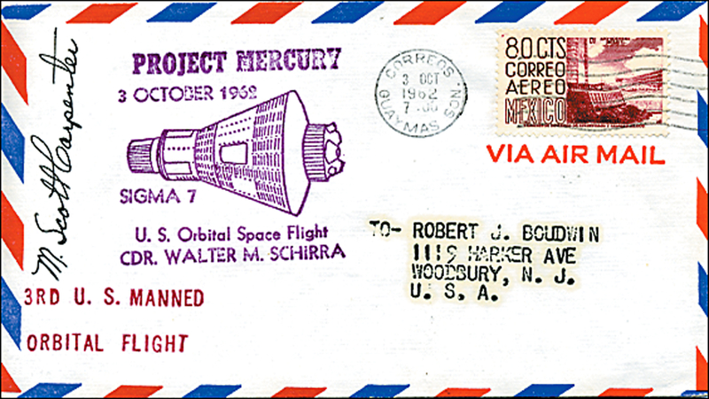 Lot 564 Scott Carpenter and Wally Schirra