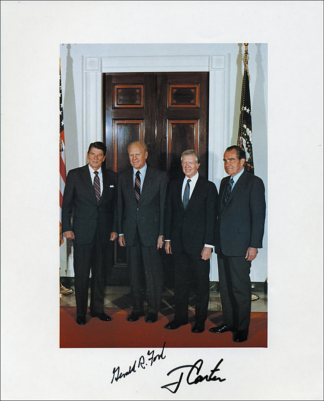 Lot 64 Gerald Ford and Jimmy Carter