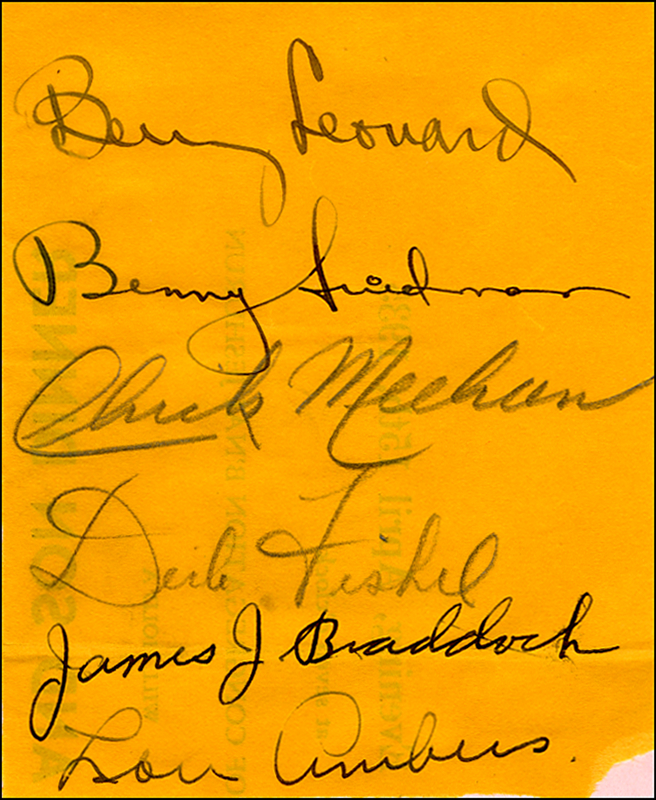 Lot 1622 Vintage Boxing Signatures