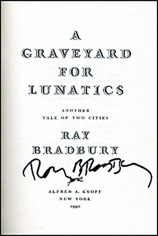 Lot 597 Ray Bradbury