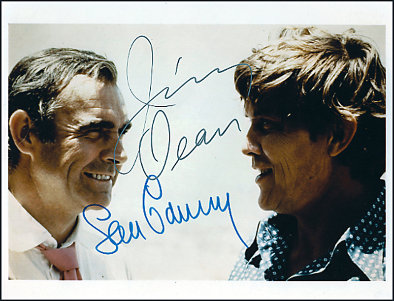Lot 1100 James Bond; Connery and Dean