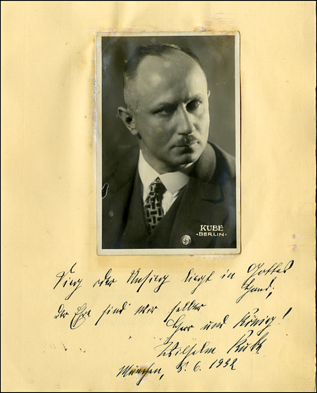 Lot 488 Wilhelm Kube and Martin Mutschmann
