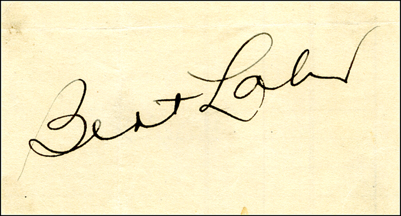 Lot 1309 Wizard Of Oz: Lahr, Bert
