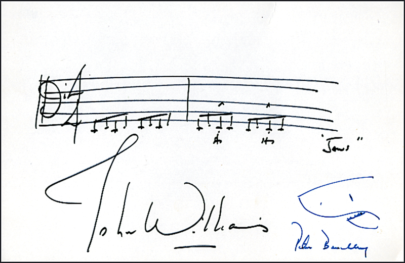 Lot 1119 Jaws: John Williams and Peter Benchley