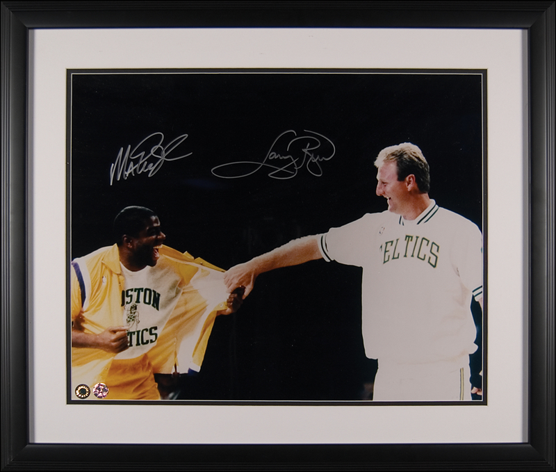 Lot 1371 Larry Bird and Magic Johnson
