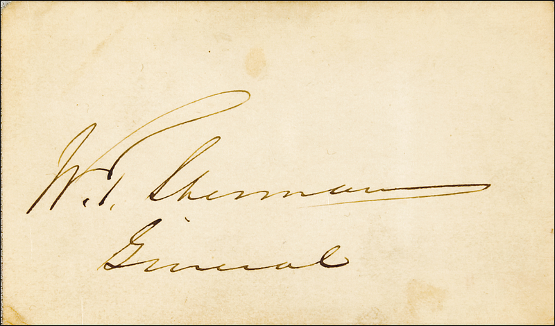 Lot 523 William T. Sherman