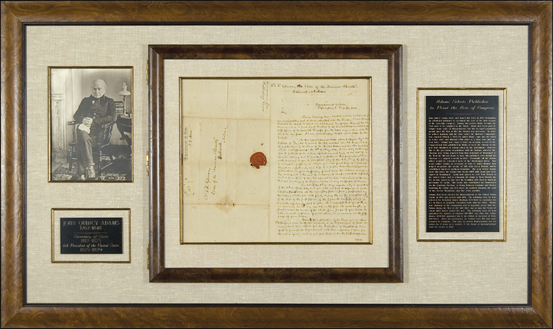 Lot 3 John Quincy Adams