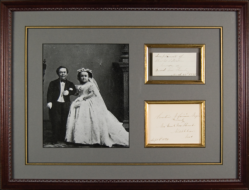Lot 421 General and Mrs. Tom Thumb