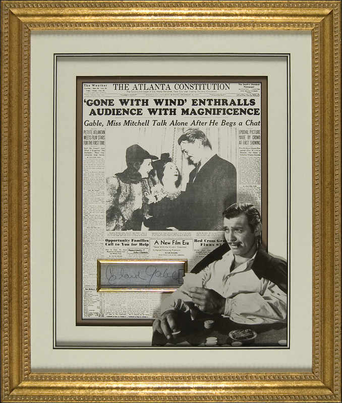 Lot 1056 Gone With The Wind: Gable, Clark