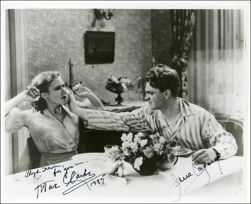 Lot 975 James Cagney and Mae Clarke