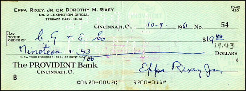 Lot 1567 Branch Rickey and Eppa Rixey