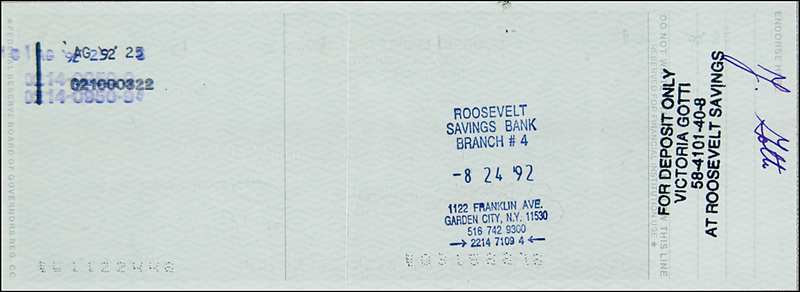 Lot 327 John Gotti