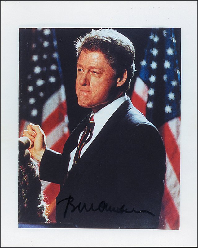 Lot 34 Bill Clinton