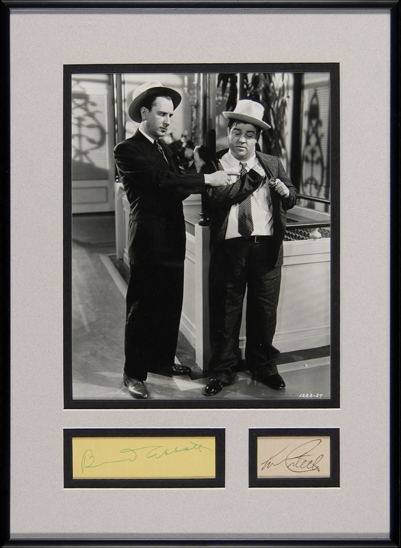 Lot 902 Bud Abbott and Lou Costello