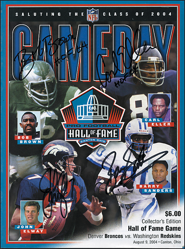 Lot 1440 Football Hall of Famers