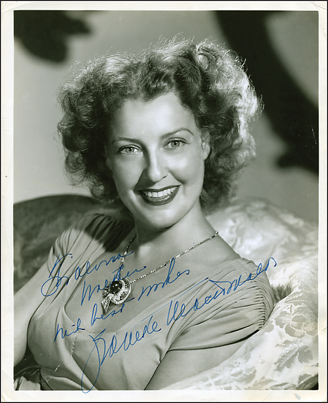 Lot 1161 Jeanette MacDonald