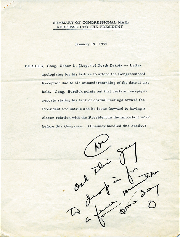 Lot 56 Dwight D. Eisenhower