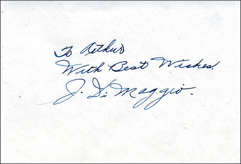 Lot 1429 Joe DiMaggio