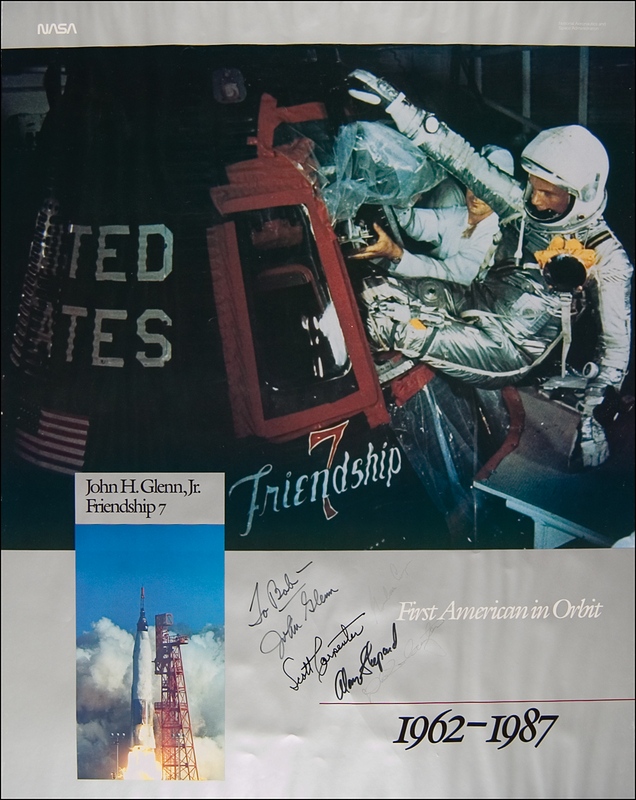 Lot 582 Mercury Astronauts