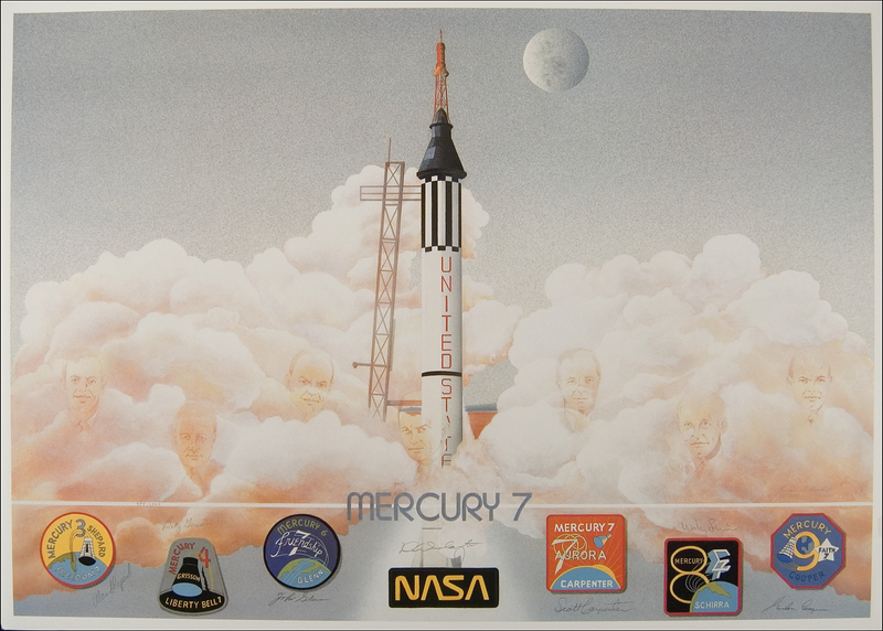 Lot 581 Mercury Astronauts