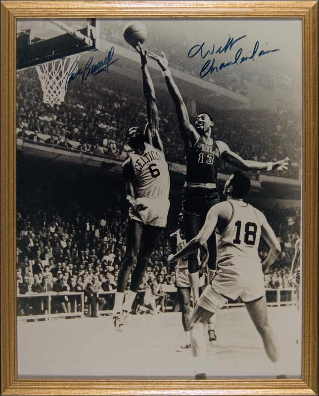 Lot 1578 Bill Russell and Wilt Chamberlain