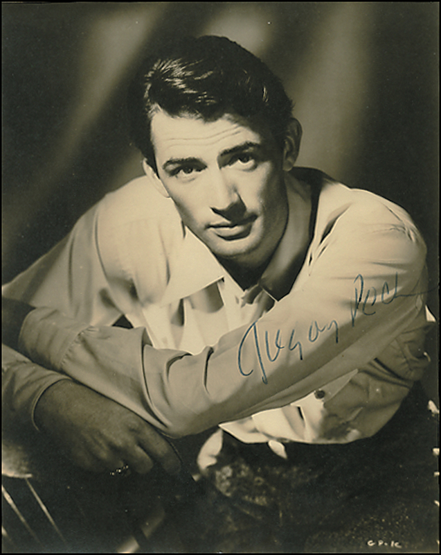 Lot 1207 Gregory Peck