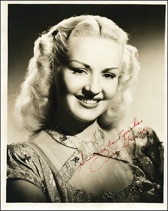 Lot 1059 Betty Grable