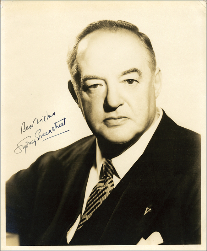 Lot 1066 Sydney Greenstreet