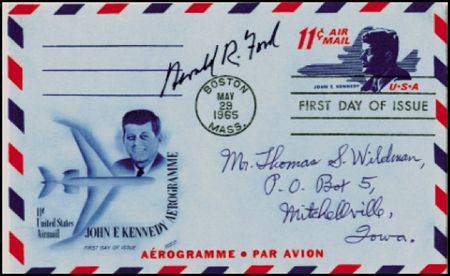 Lot #10 George Bush and Gerald Ford