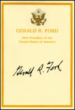 Lot #10 George Bush and Gerald Ford - Image 2
