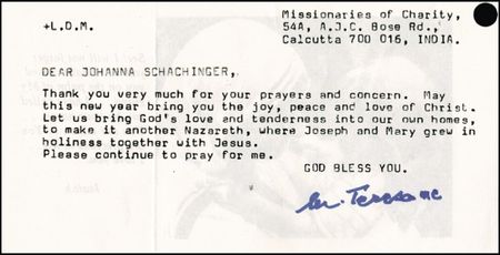 Lot #382 Mother Teresa - Image 2