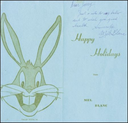 Lot #697 Chuck Jones and Mel Blanc - Image 3