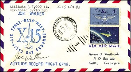 Lot #594 Chuck Yeager and Joe Walker - Image 2