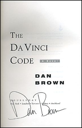 Lot #598 Dan Brown - Image 1