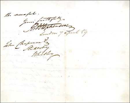 Lot #412 Robert Stephenson - Image 1