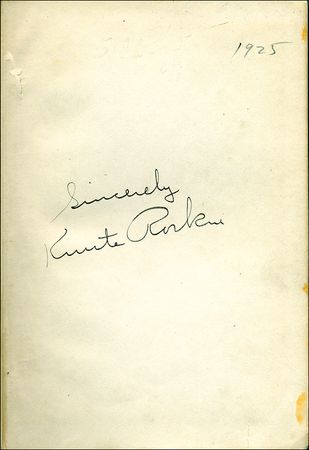 Lot #1576 Knute Rockne - Image 1