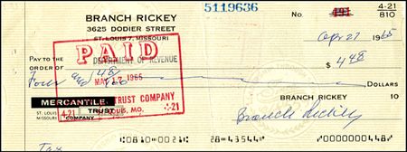 Lot #1567 Branch Rickey and Eppa Rixey - Image 2