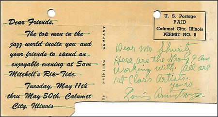 Lot #714 Louis Armstrong - Image 1